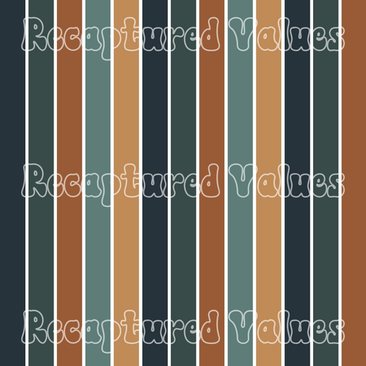 Mountain Range Stripe Coordinate PNG Seamless Pattern Design // Recaptured Values