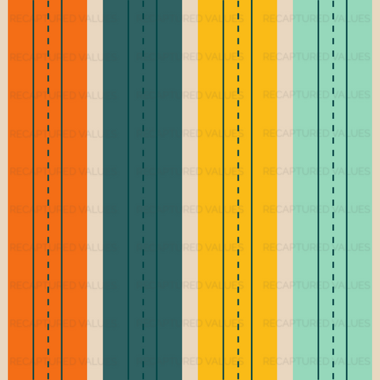 Primary School Stripe Seamless Fabric Design | Digital Download for Fabric Printing