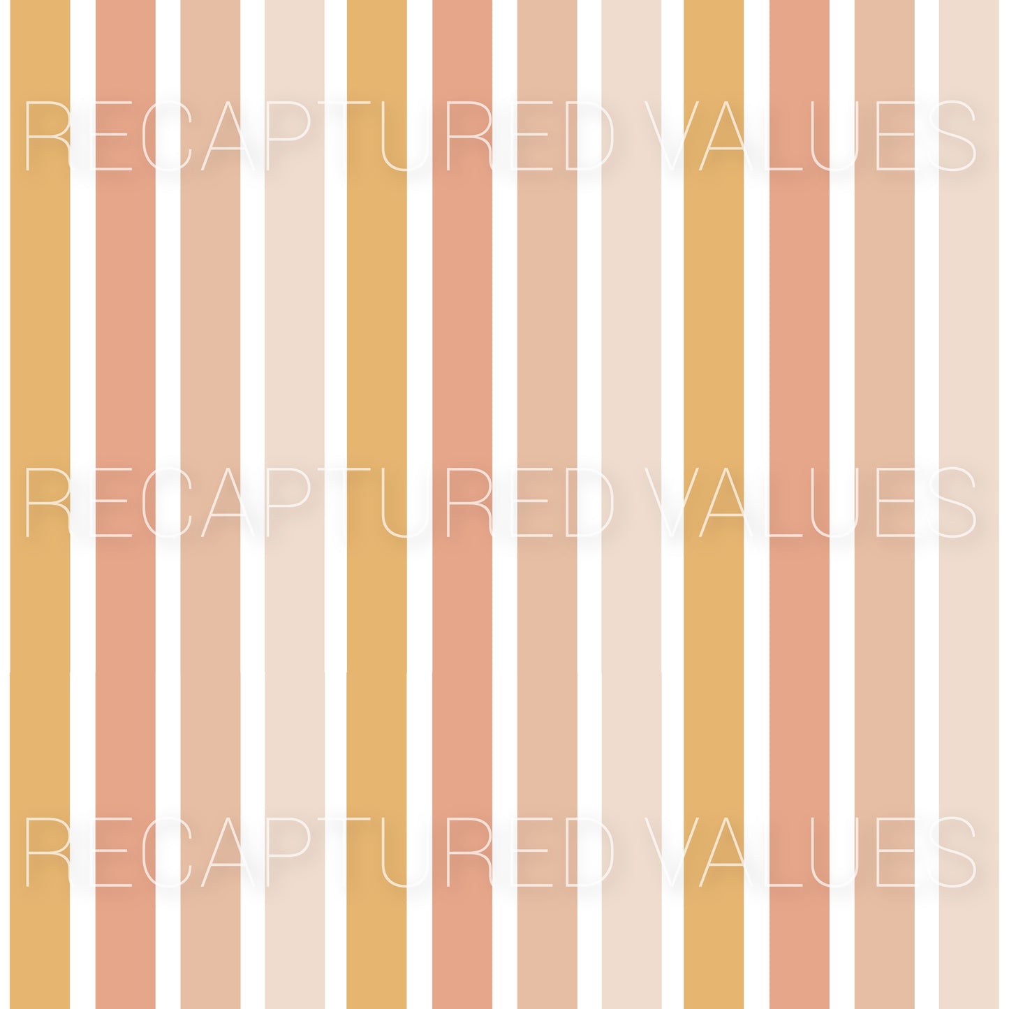 Peachy Keen Stripes PNG Seamless Pattern Design // Recaptured Values - Recaptured Values