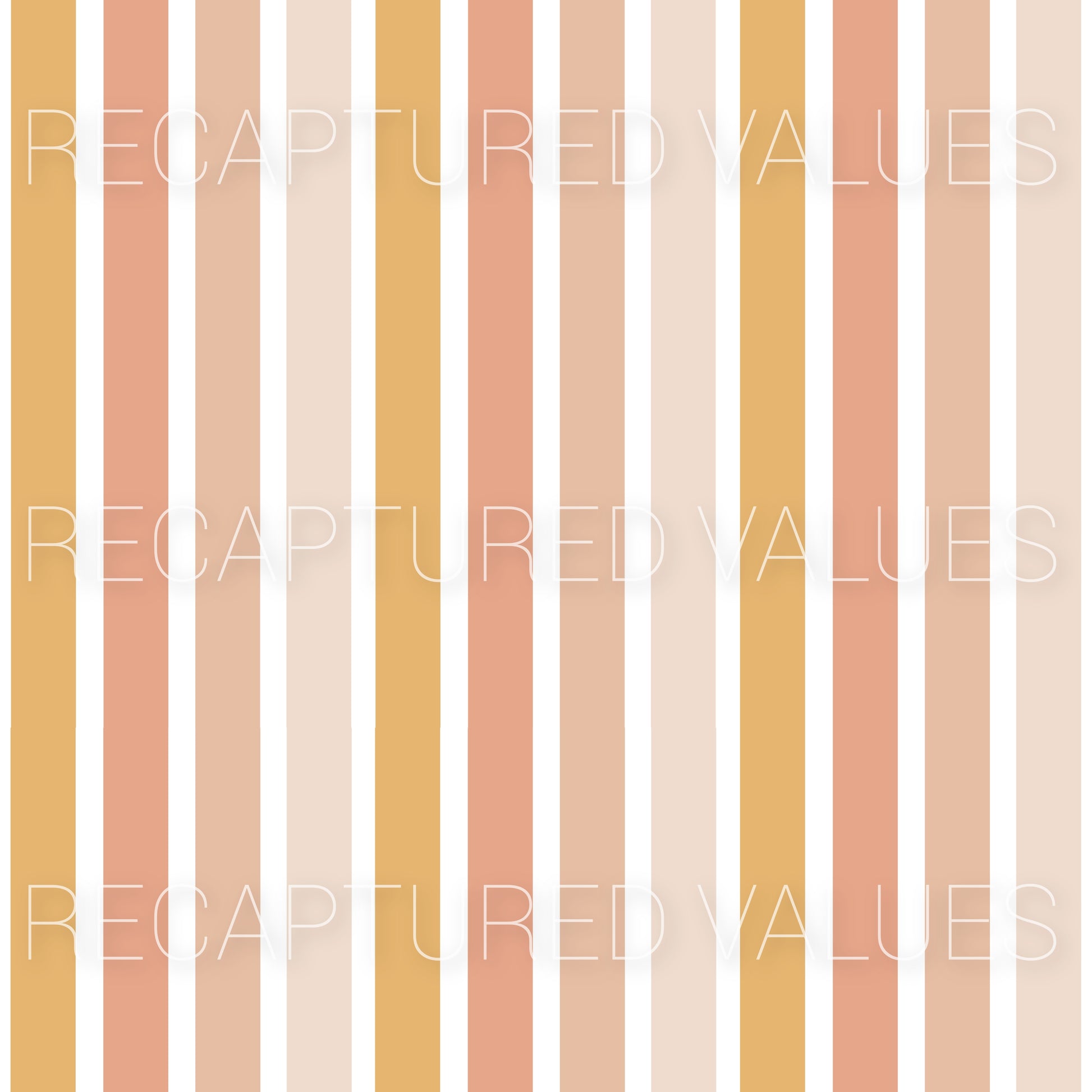 Peachy Keen Stripes PNG Seamless Pattern Design // Recaptured Values - Recaptured Values