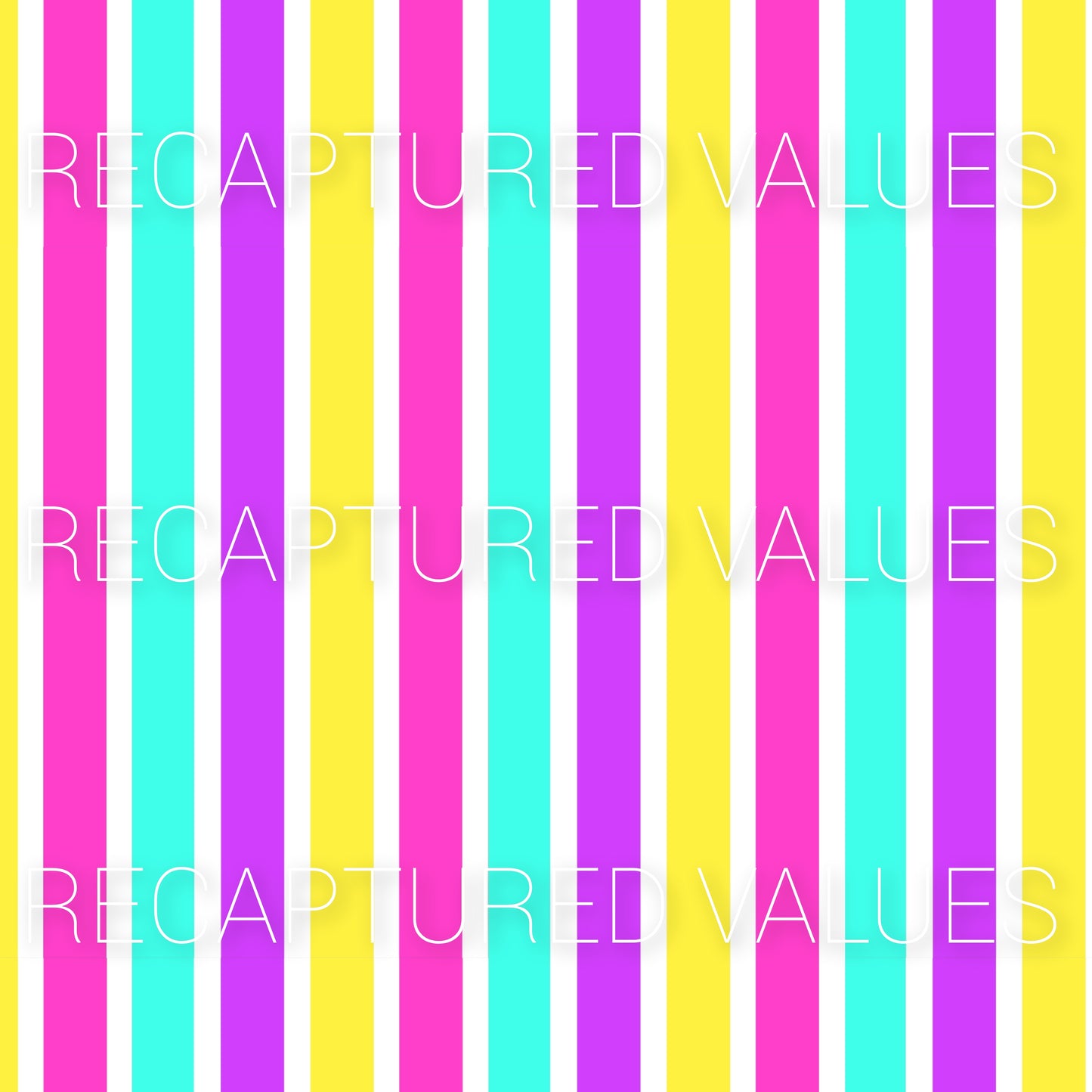 Groovy Electric Fusion Stripes PNG Seamless Pattern Design // Recaptured Values - Recaptured Values