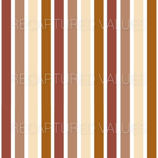 Marsala Sunset Stripes PNG Seamless Pattern Design // Recaptured Values - Recaptured Values