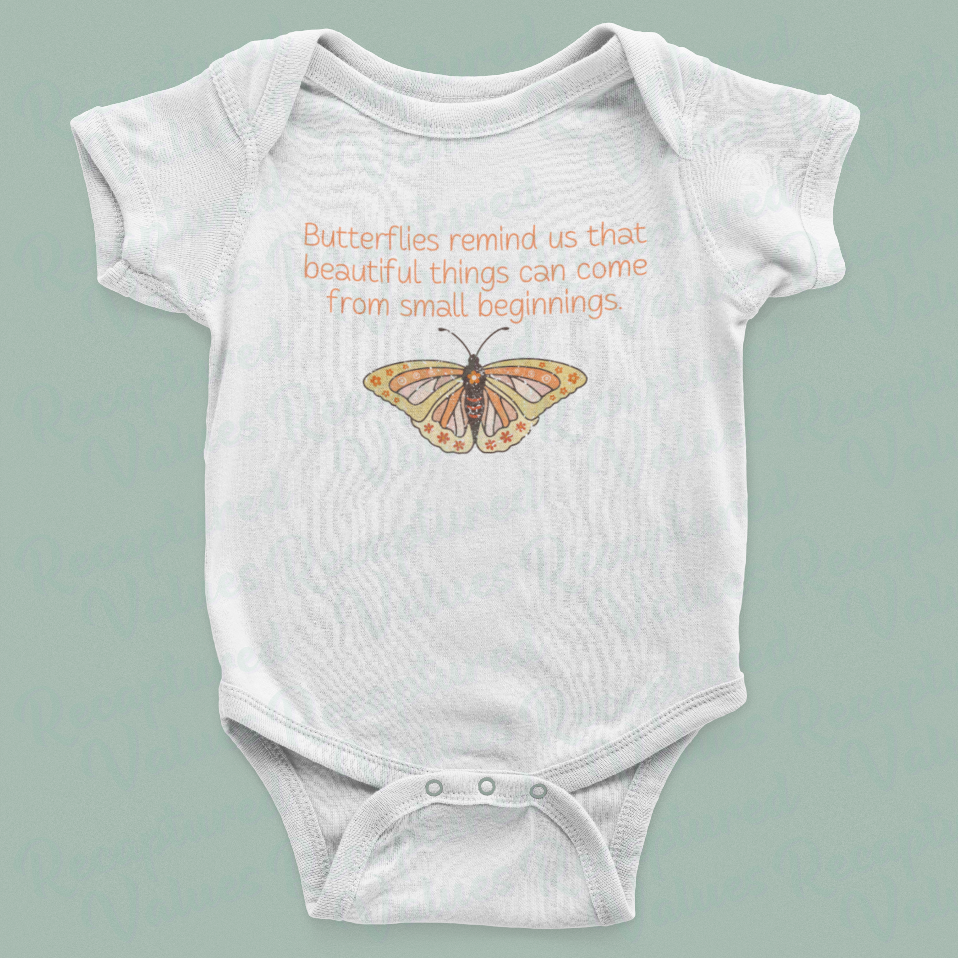 Butterflies and Small Beginnings PNG Design // Recaptured Values - Recaptured Values