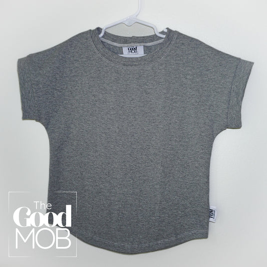 Kids Oversized Solid Dolman Tee – Handmade by The Good Mob