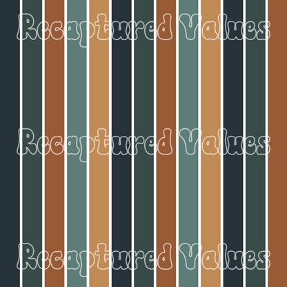 Mountain Range Stripe Coordinate PNG Seamless Pattern Design // Recaptured Values