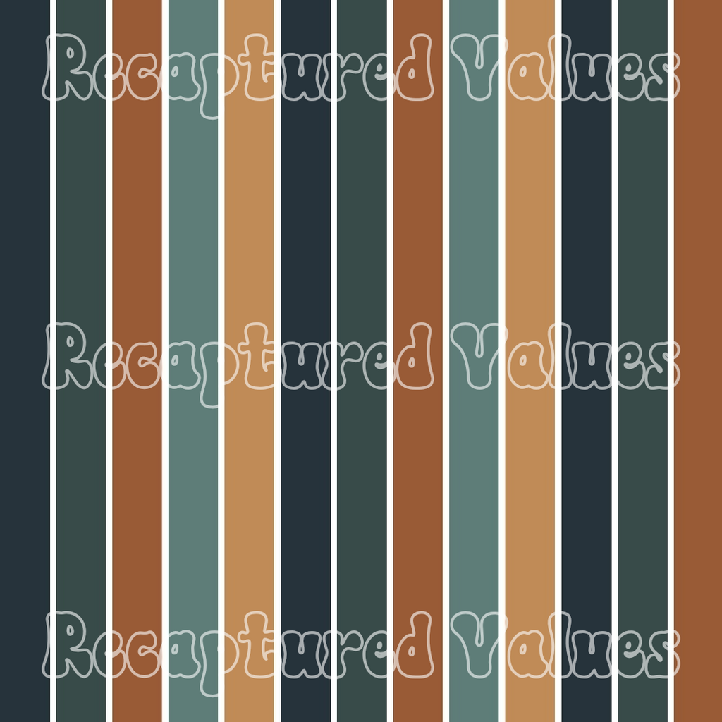 Mountain Range Stripe Coordinate PNG Seamless Pattern Design // Recaptured Values