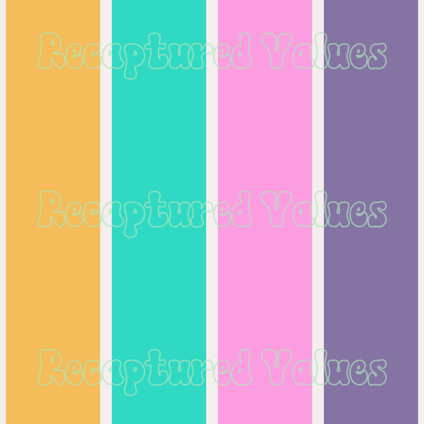 Groovy Colorful Pack of 7 Files PNG Seamless Pattern Designs // Recaptured Values