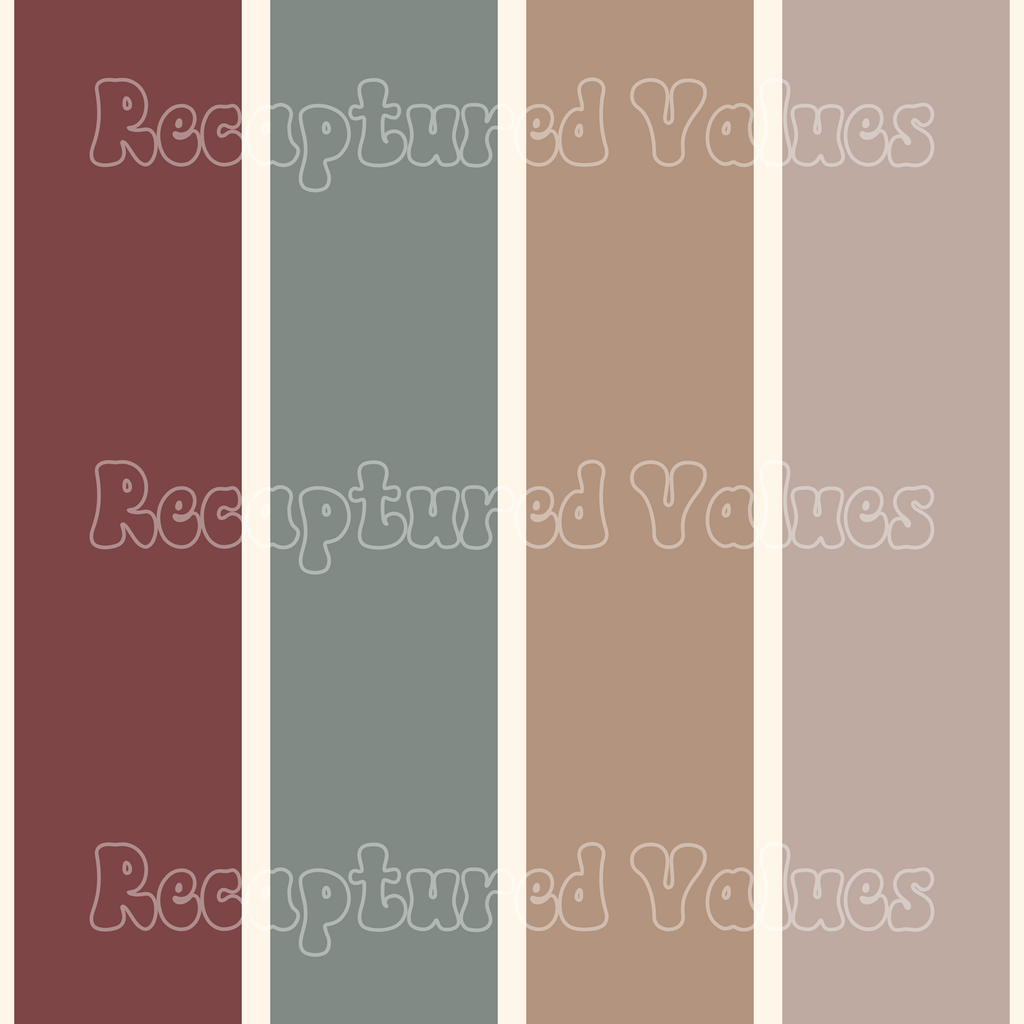 Christmas Watercolor Stripes (Pick Your Garment Style Fall/WInter)