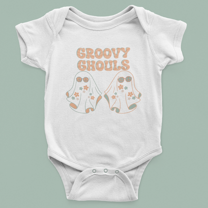 Groovy Ghouls (Delicate Harmony Colorway) PNG Design // Recaptured Values - Recaptured Values