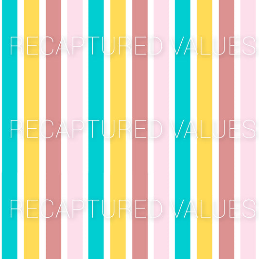 Groovy New Party Stripes PNG Seamless Pattern Design // Recaptured Values - Recaptured Values