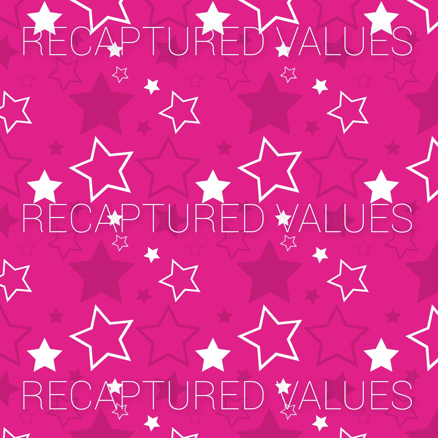 Doll Stars PNG Seamless Pattern Design // Recaptured Values - Recaptured Values