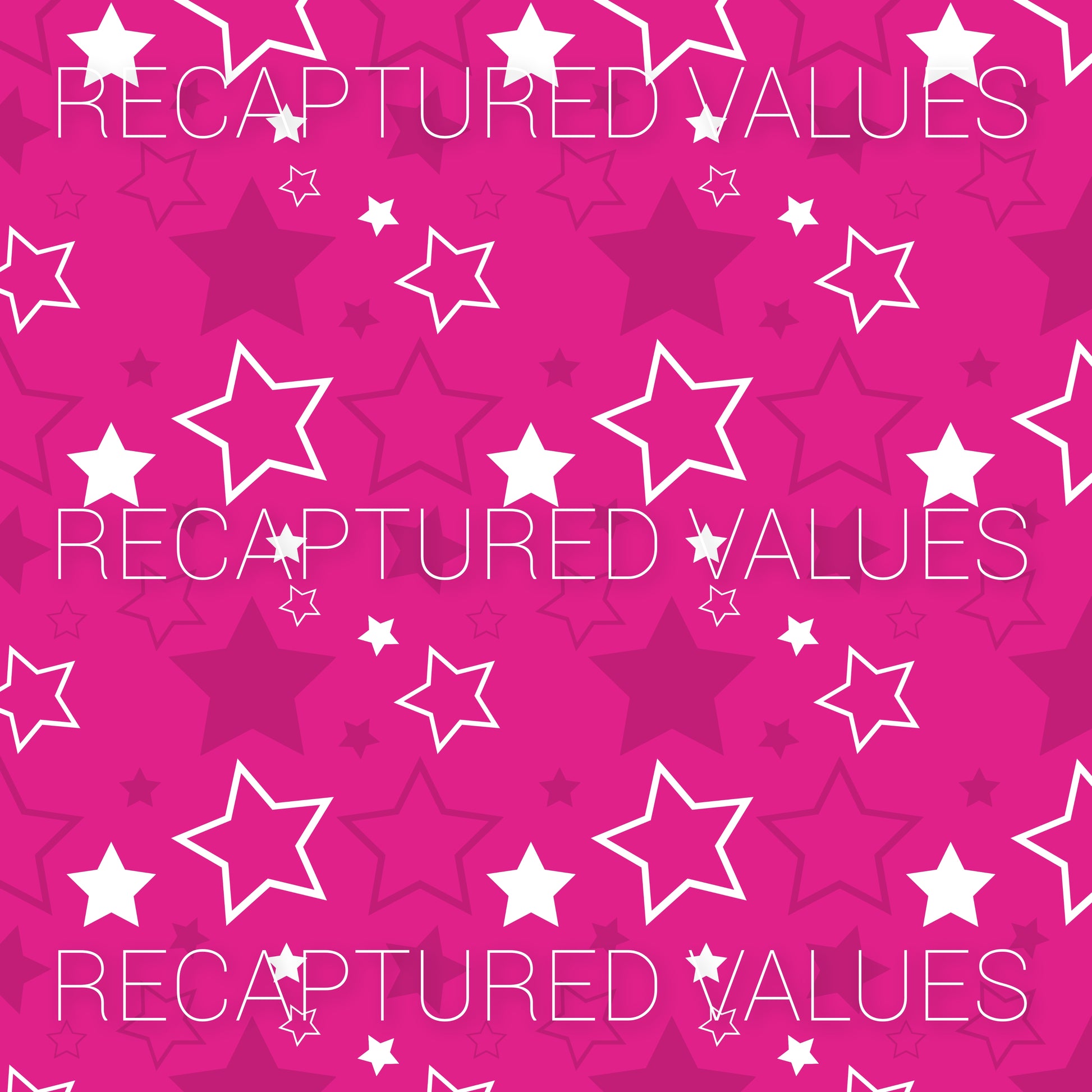 Doll Stars PNG Seamless Pattern Design // Recaptured Values - Recaptured Values