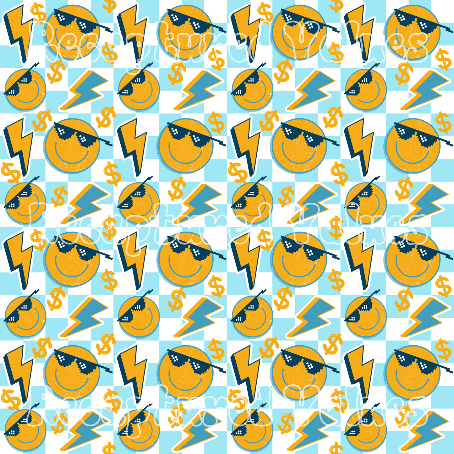 Snug Life Smiles PNG Seamless Pattern Design // Recaptured Values