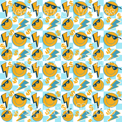 Snug Life Smiles PNG Seamless Pattern Design // Recaptured Values