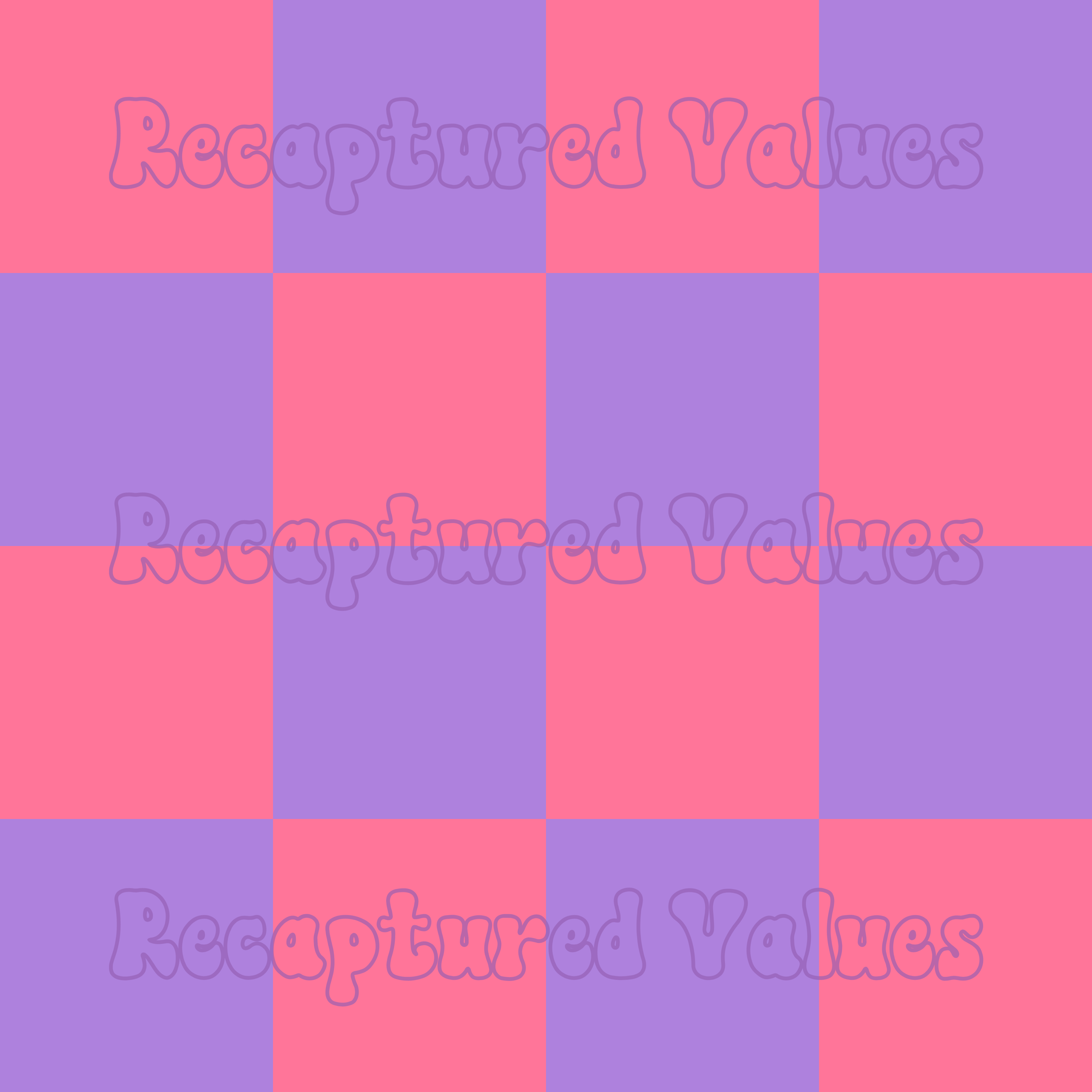 Ghost Slasher Pink & Purple Checkers (Pick Your Garment Style Fall/WInter)