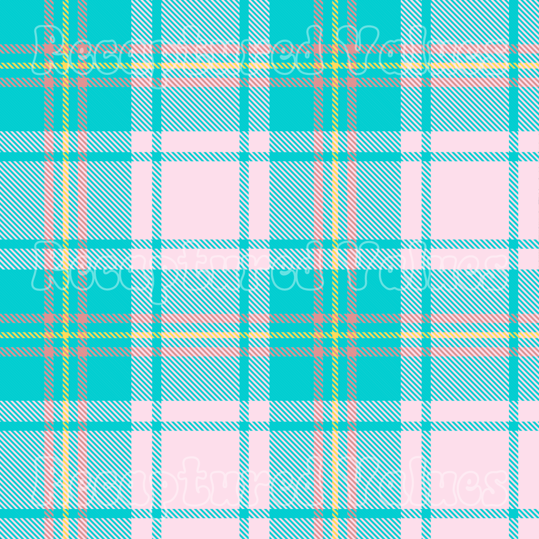 New Party Plaid PNG Seamless Pattern Design // Recaptured Values