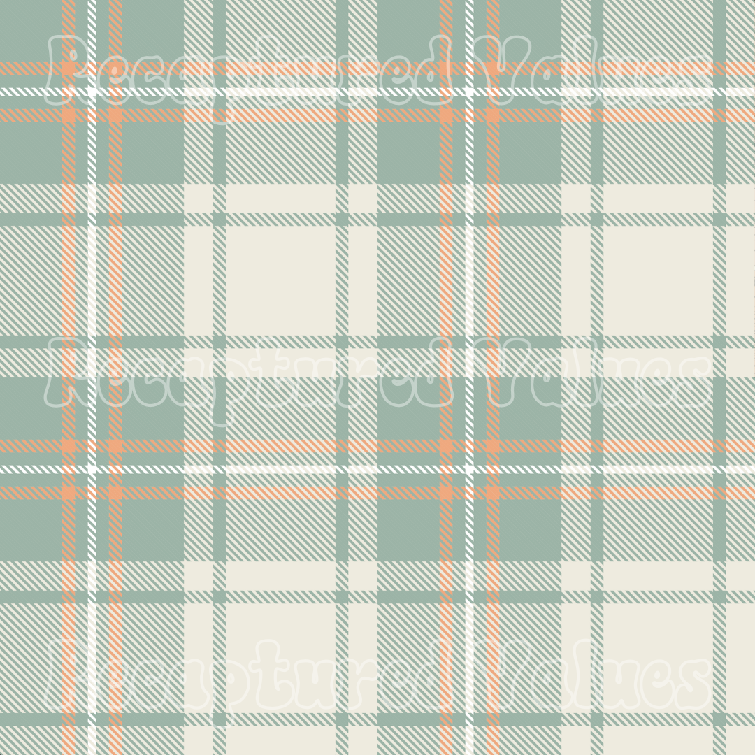 Delicate Harmony Plaid PNG Seamless Pattern Design // Recaptured Values