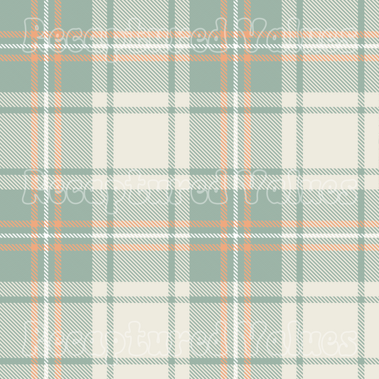 Delicate Harmony Plaid PNG Seamless Pattern Design // Recaptured Values