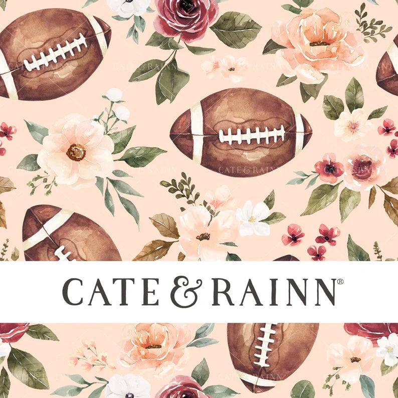 Footballs & Flowers (Pick Your Garment Style)